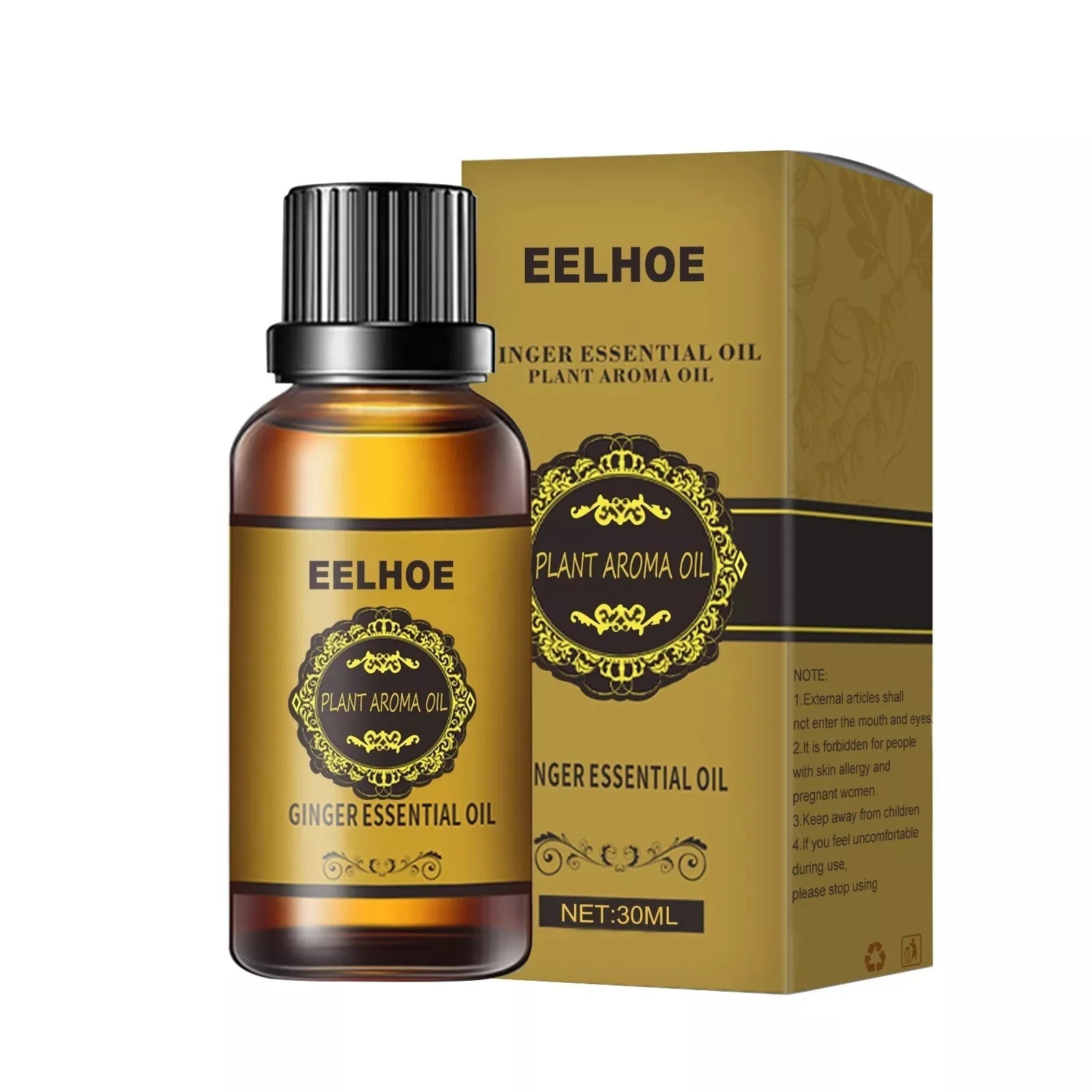 EELHOE HUILE DE MASSAGE DRAINANTE POUR LE VENTRE
