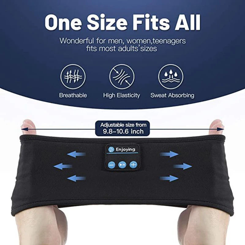  bandeau Bluetooth avec écouteurs intégrés 