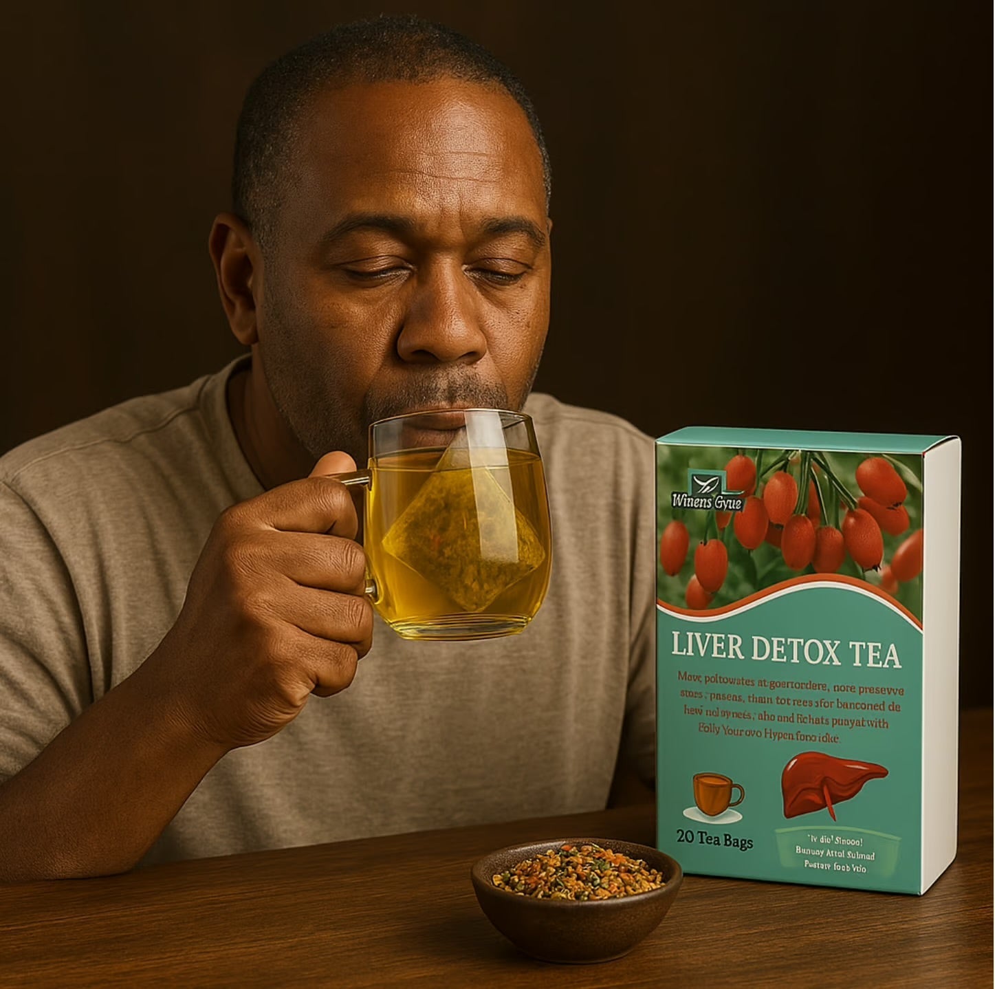 Thé Herbal Anti-Toxique pour la Détoxification du Foie