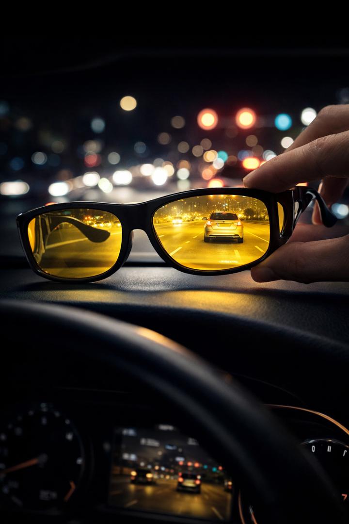 lunettes anti-éblouissement.