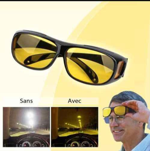 lunettes anti-éblouissement.