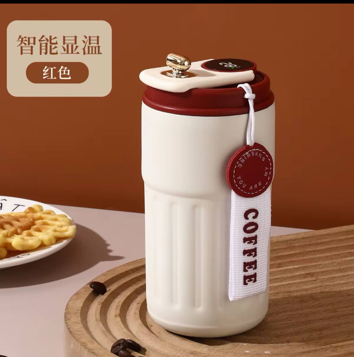 Mug Thermos Intelligent avec Affichage de Température – 450ML ☕️🌡️