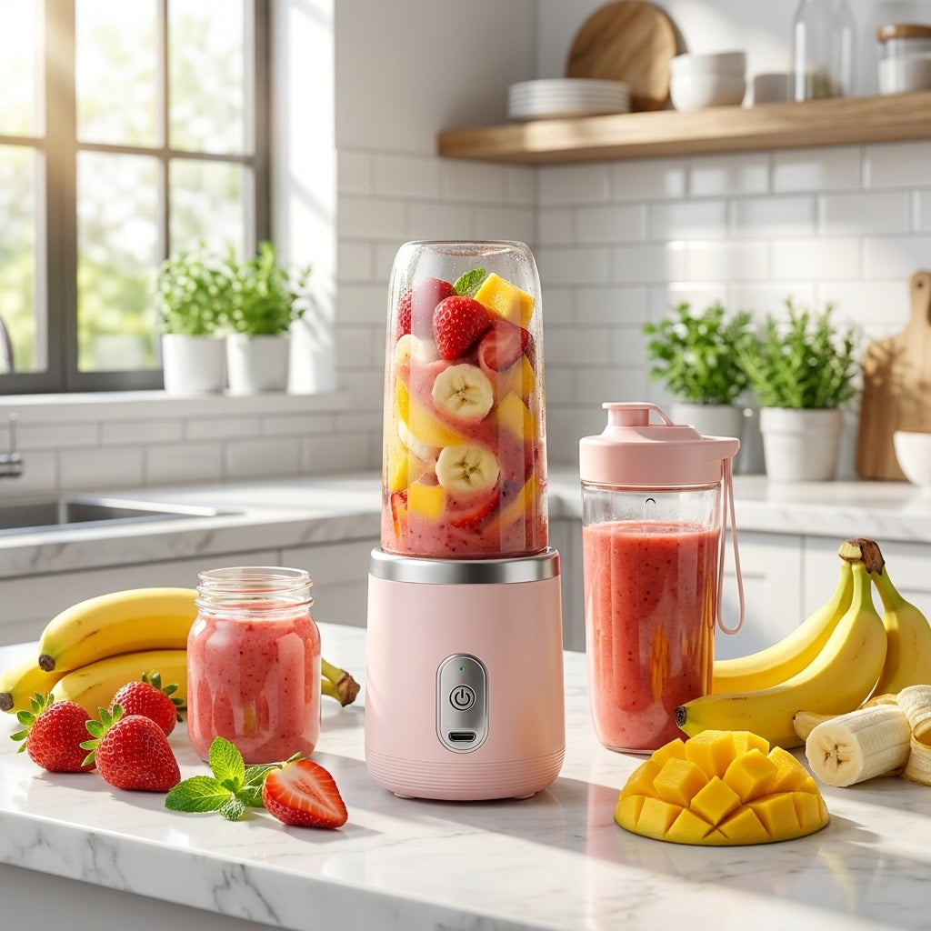 BLENDER PORTABLE RECHARGEABLE USB 2 EN 1
