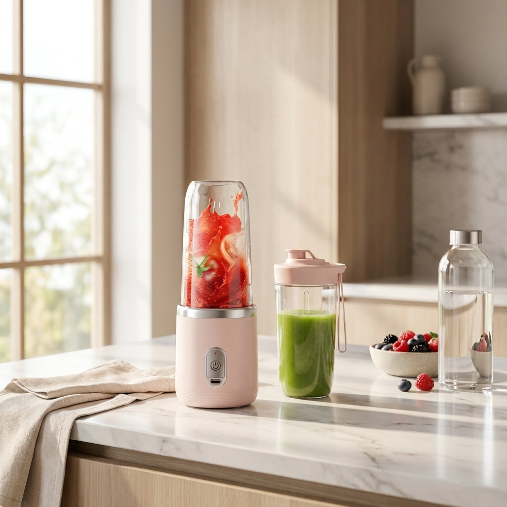 BLENDER PORTABLE RECHARGEABLE USB 2 EN 1
